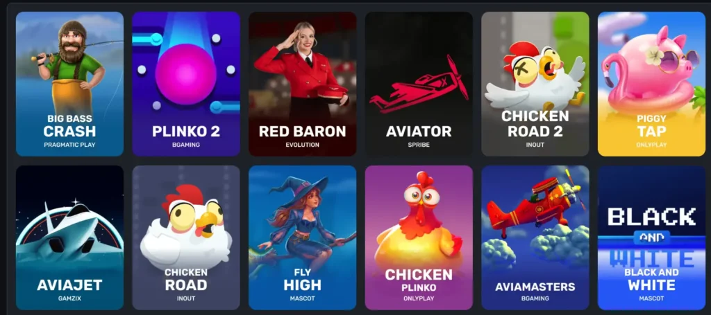 ReelsOn Casino Australia instant win games table with featured titles