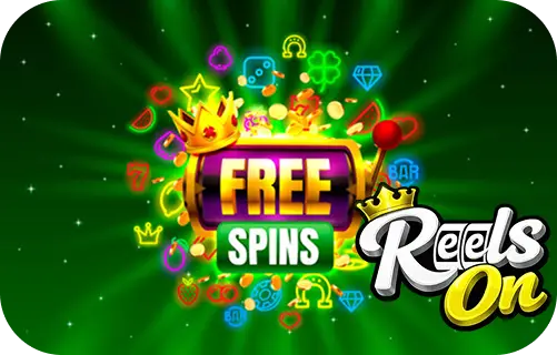 ReelsOn Online Casino Free Spins bonus graphic