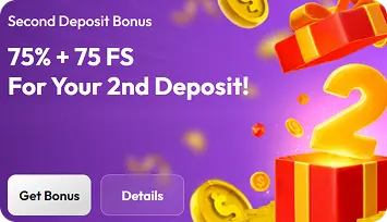 Online ReelsOn Casino second deposit bonus with promo code offer
